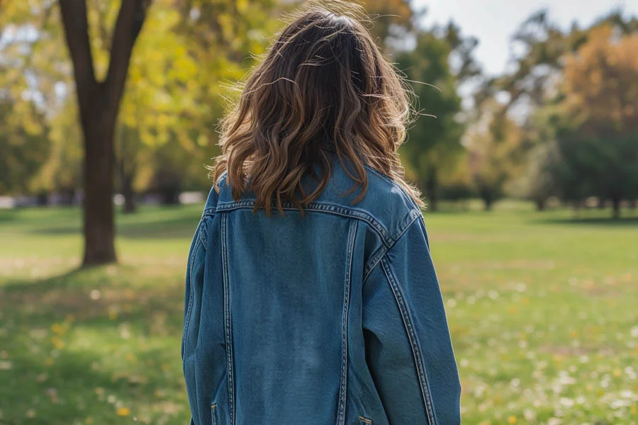 Stylish Blue Jacket for Ladies