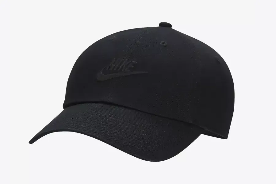 Men’s Black Cap with Print