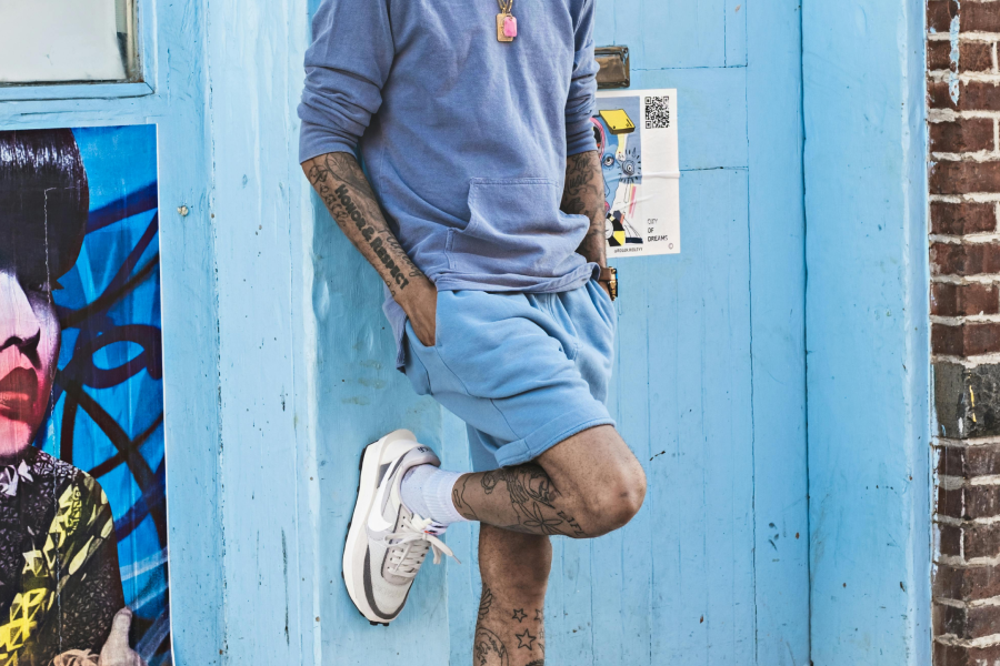 Casual Men’s Blue Shorts