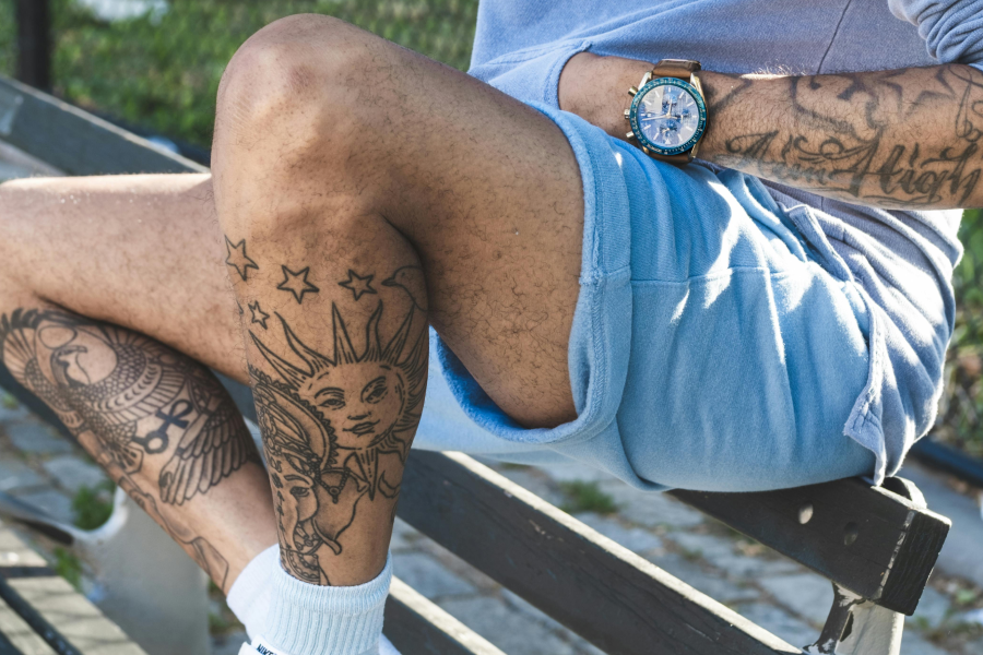 Casual Men’s Blue Shorts